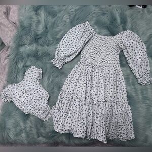 IVT CITY Mom and me dresses infant 9-12 month and ladies medium